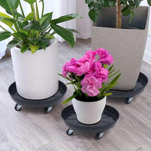 CNCEST 14.17-in L x 14.17-in D x 3.94-in H Black 3 Pieces Included Plant Caddy - USA MEGA SHOP