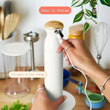 Beautiful Cordless Immersion Blender with Chopper, Whisk & Measuring Cup, White Icing by Drew Barrymore