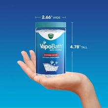 Vicks VapoBath Crystals Non-Medicated Bath Salts with Vicks Vapors, Aromatherapy, 15 oz