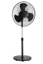 Mainstays 48-Inch Tall Pedestal Fan, 3-Speed Oscillating, Adjustable 18" Fan Head, Black, FS45-19MB