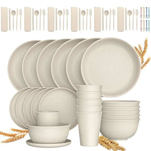 68-Pcs-Wheat-Straw-Dinnerware-Sets-6-Unbreakable-Dinnerware-Sets-Reusable-Wheat-Straw-Plates-Bow_6414_1 - USA Mega Market