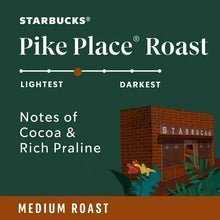 Starbucks Pike Place Roast, Hot or Iced Coffee, Medium Roast K-Cup Coffee Pods, 44 Count
