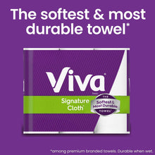 Viva Signature Cloth Paper Towels, 6 Double Rolls, 86 Sheets per Roll