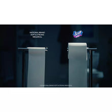 Papel higiénico Scott, paquete de 36 rollos de 1100 hojas cada uno.