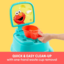 Sesame Street Elmo Hooray 3-in-1 Potty Chair, Toilet Trainer, Step Stool, Flush Handle, Unisex