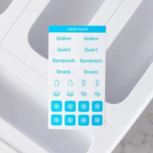 Youcopia Storabag Food Bag Dispenser, Family Size 4-Slot, Plastic Sandwich Bags Drawer Organizer for Kitchen Storage