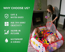 Foxprint Portable Basketball Ball Pit for Toddlers, 47.2" x 23.6" x 29.1"