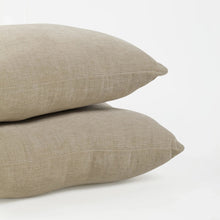 Mainstays 18" x 18" Solid Chenille Beige Polyester Decorative Pillow Set (2 Count)