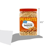 Great Value Dry Roasted & Seasoned with Sea Salt Peanuts, 34.5 oz