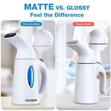 VAVSEA Steamer for Clothes, Portable Garment Steamer, Auto Shut-off Function, Wrinkles/ Steam/ Soften/ Clean/ Sterilize, White