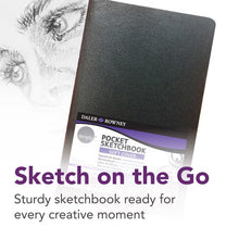Daler-Rowney Simply... Sketchbook, Soft White, (100gsm), Softcover Binding, 48 Pages, 3.5" x 5.5"