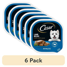 6pack-CesarClassicLoafInSauceLambRecipeWetDogFood-3-5Oz-_1 - USA Mega Market