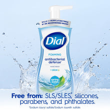 (6 pack) Dial Antibacterial Defense Spring Water Scent Foaming Hand Soap, 7.5 fl oz
