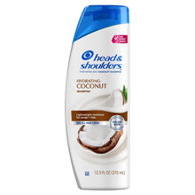 (6 pack) Head and Shoulders Coconut Dandruff Shampoo, Hydrating, Lightweight Moisture, Color Safe, 12.5 fl oz