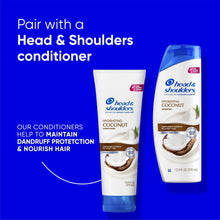 (6 pack) Head and Shoulders Coconut Dandruff Shampoo, Hydrating, Lightweight Moisture, Color Safe, 12.5 fl oz