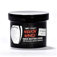 (6 pack) Nappy Styles Wolfin' Waves Wave Butter Crème, 360 Nourish, Hold and Definition, 4oz., Unisex