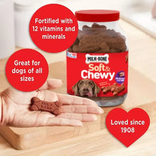 Milk-Bone Soft & Chewy Dog Treats - Beef & Filet Mignon with Chuck Roast, 37 oz.