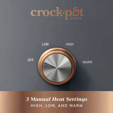 Crock-Pot Manual 7-Quart Slow Cooker, Mussel Grey