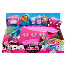 Disney Junior Minnie Mouse Bow-Liner Jet Toy Figures and Playset, Officially Licensed Kids Toys for Ages 3 Up, Gifts and Presents