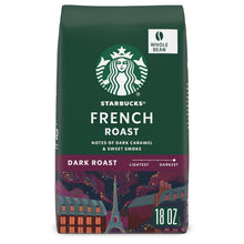 Starbucks Whole Bean Coffee, Dark Roast Coffee, French Roast, 100% Arabica