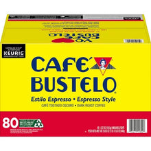 Caf≈Ω Bustelo Coffee Espresso Style K-Cups, Dark Roast (80 Ct.)