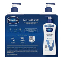 Vaseline Intensive Care Body Lotion, Advanced Repair, Unscented, 2 pk./20 oz. + Bonus 10 oz. Lotion