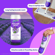 Swiffer Power Mop Refill Solution, Tile, Vinyl, Laminate, Wood, Floor Cleaner, Lavender, 50.6 fl oz