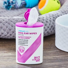 Vibrant Life Dog Ear Wipes with Aloe, 30 Count. Cleaning Dog Ear Wipes.