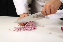 Mercer Culinary Genesis 8" Steel Short Bolster Chef's Knife, Black - USA MEGA SHOP