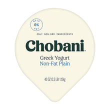 Chobani Non-Fat Greek Yogurt, Plain, 40 oz.