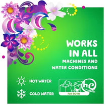 Gain Ultra Concentrated laundry detergent works in all machines and water conditions including hot and cold water