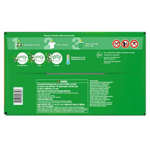 Back label of Gain Flings laundry detergent pacs packet with usage instructions and safety warnings