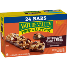 Nature Valley Sweet and Salty Nut Bars, Dark Chocolate Peanut Almond, 24 Bars, 28.8 oz