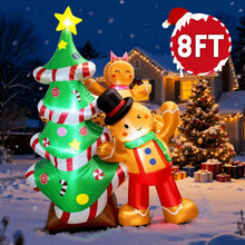 7FT-Christmas-Inflatables-Outdoor-Decorations-Blow-Up-Yard-Decoration-Gingerbread-Man-Christmas-_7438_1 - USA Mega Market