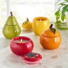 Better Homes & Gardens Ceramic Lemon Fruit Candle, Lemon and Mint Scent, 6 oz, Single Wick