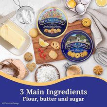 Royal Dansk Garden Cookie Collection & Danish Butter Cookies, 4-Pack, Includes Two 12 oz and Two 10.6 oz Tins
