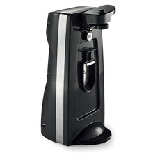Mainstays Can Opener and Knife Sharpener, Bottle Opener with Removable Cutting Lever Black