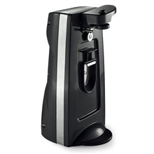 Mainstays Can Opener and Knife Sharpener, Bottle Opener with Removable Cutting Lever Black