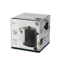 Mainstays 2QT Electric Deep Fryer, Matte Black - Household, 1000W