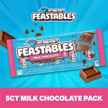 Feastables MrBeast Milk Chocolate Bar, 1.24 oz (35g), 5 Count