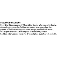 Vibrant Life Dried Soldier Worm Treats for Chickens, 1 lb Bag