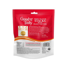 (4 pack) Good ‘n’ Tasty Triple Flavor Stacks, Treats for All Dogs with Chicken and Peanut Butter, 9 oz