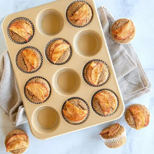 Nordic Ware 3-Piece Nonstick Baking Set, Quarter Sheet & Muffin Pan with Cover