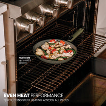 Thyme & Table 12.5" Ceramic Non-Stick Fry Pan Granite Collection - Moss