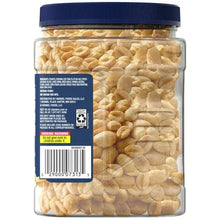 PLANTERS Salted Dry Roasted Peanuts, Party Snacks, Plant Based Protein, 2.16 lb Container