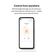 Google Nest Thermostat - Programmable Smart Thermostat for Home - Charcoal