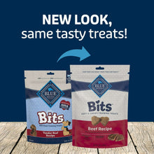 Blue Buffalo Bits Soft Dog Treats for Training, Made With Natural Ingredients & Enhanced with DHA, Beef Recipe, 19-oz Bag