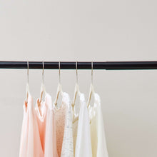 (2 pack) Better Homes & Gardens 33–60" Steel Adjustable Closet Rod for Adult, Black