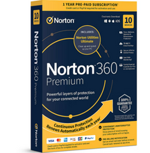Norton 360 Premium 10 Devices, 1-Year Subscription with Auto Renewal