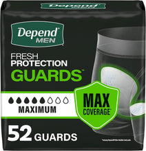 Depend Guards Incontinence Pads for Men, Maximum Absorbency